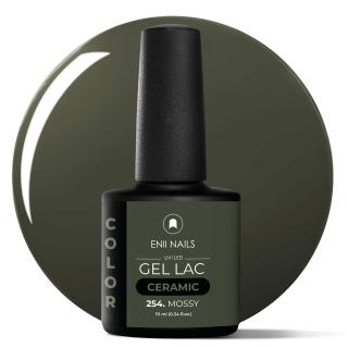 Gel lak Ceramic 254 Mossy - gelový lak bez HEMA, 10 ml