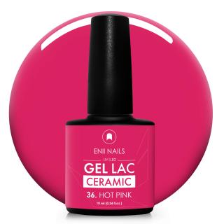 Gel lak Ceramic 36 Hot Pink - gelový lak bez HEMA, 10 ml