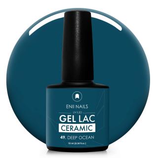 Gel lak Ceramic 49 Deep Ocean - gelový lak bez HEMA, 10 ml