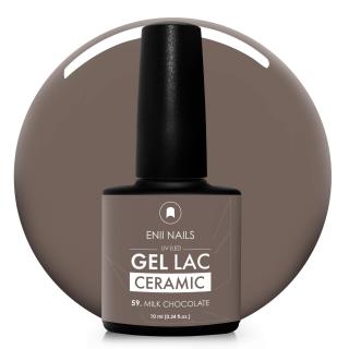 Gel lak Ceramic 59 Milk Chocolate - gelový lak bez HEMA, 10 ml