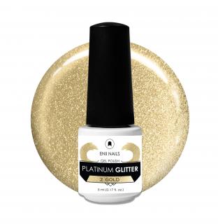 PLATINUM GLITTER 2. GOLD 5 ml