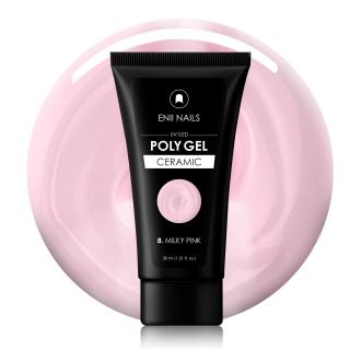 Poly gel Ceramic 8 Milky pink 30 ml