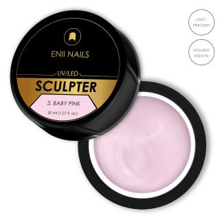 Sculpter 3. Baby pink 30ml - stavební UV/LED gel