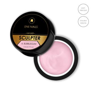 Sculpter 4. Bubblegum 5ml - stavební UV/LED gel