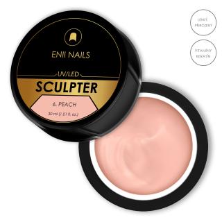 Sculpter 6. Peach 30ml - stavební UV/LED gel