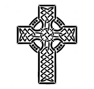Keltský kříž - plastová šablona 171 (29x29cm) Rozměr: G 29x29cm
