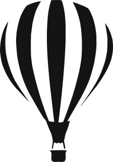 Lítací balon - plastová šablona 289 Rozměr: B 14,5x14,5cm