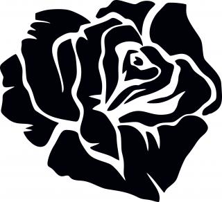 Růže - plastová šablona 330 Rozměr: C 14,5x14,5cm