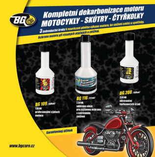 BG 6900 KIT dekarbonizace pro 4-taktní motocykly 3