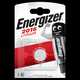 Knoflíková baterie Energizer CR2016 3.0V Lithium 1 ks