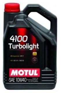 Motul 4100 TURBOLIGHT 10W40 velikost balení: 5l