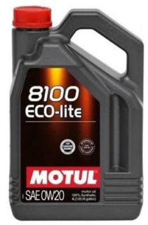 Motul 8100 ECO-LITE 0W20 velikost balení: 5l