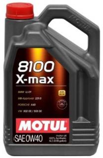 Motul 8100 XMAX 0W40 velikost balení: 5l