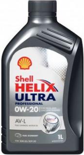 Shell Helix Ultra Professional AV-L 0W20 velikost balení: 1l