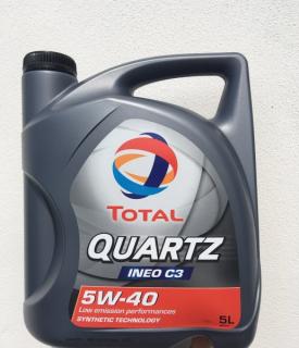 Total Quartz Ineo C3 5W40 velikost balení: 5l