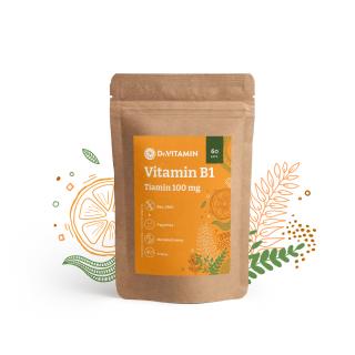 Vitamin B1 tiamin 100 mg - 60 kaps.