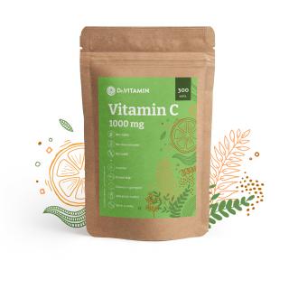Vitamin C 1000 mg - 300 kaps. (výhodnější balení)