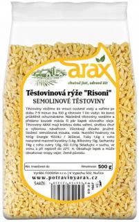 ARAX Těstoviny semolinové rýže  Risoni  500 g