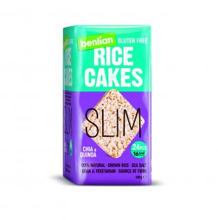 Benlian Rice cakes slim rýžové chlebíčky chia a quinoa 100 g