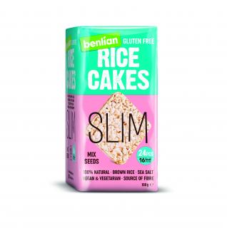 Benlian Rice cakes slim rýžové chlebíčky mix semen 100 g