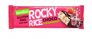 Benlian Rocky Rice rýžová tyčinka čokoláda - jahoda 18 g