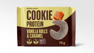Descanti Cookie Protein Vanilla Rolls & Caramel 70 g