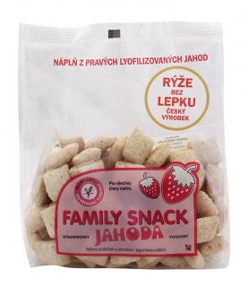 Family snack JAHODA sáček 165g