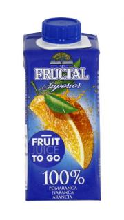 Fructal superior pomeranč 100% 0,2l