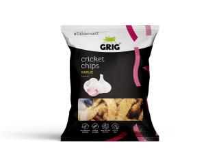 GRIG Proteinové cvrččí chipsy - Česnek 70g