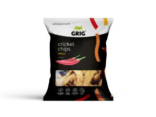 GRIG Proteinové cvrččí chipsy - Chilli 70g