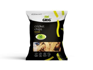 GRIG Proteinové cvrččí chipsy - Wasabi 70 g