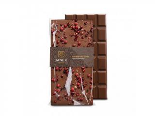 JANEK 34% Mléčná čokoláda s pepřem 85g