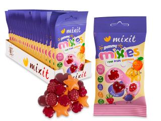 MIXIT Ovocné Mixies - přírodní želé bonbony 30 g