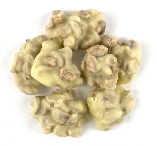 NUTSMAN Arašídové hrudky v bílé čokoládě Množství: 1000 g
