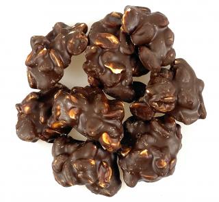 NUTSMAN Arašídové hrudky v hořké čokoládě Množství: 1000 g