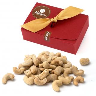 NUTSMAN Dárková krabička kešu ořechy W320 pražené solené 150 g
