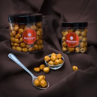 NUTSMAN Lískové ořechy v karamelu s příchutí medu Množství: 125G
