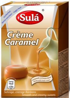 SULÁ - Bonbóny bez cukru - Creme Caramel 44 g