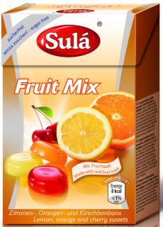 SULÁ - Bonbóny bez cukru - Fruit Mix 44 g