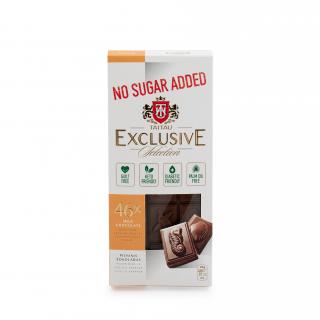Taitau Exclusive Selection Mléčná čokoláda BEZ CUKRU 46% 100 g
