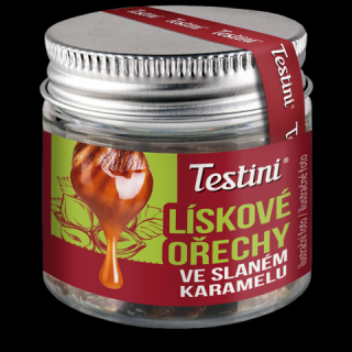 Testini Lískové ořechy ve slaném karamelu 90 g