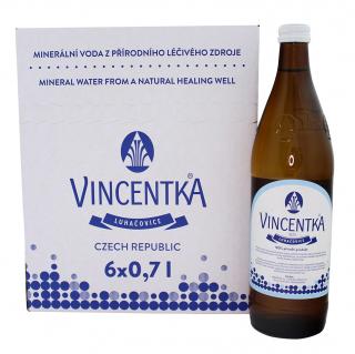 Vincentka léčivá minerální voda 6 X 700 ml