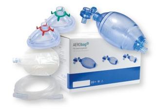 Resuscitační set 2 - AERObag® Typ vaku: dětský, Velikost masky: 1, 2