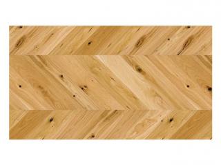 Dřevěná podlaha - Dub Raisins Chevron (Barlinek) - třívrstvá
