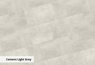 Plovoucí vinylová podlaha - Cement light grey 55 4008, SPC Rigid (Premium vinyl click)