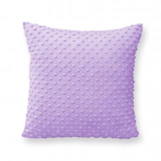 GADEO dekorační polštář Minky dot, fialová 30x30 cm