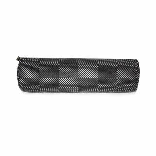 GADEO jógový válec, bolster na jógu LITTLE DOST black 50x15 cm, pohankové slupky, vnitřní polštář + potah