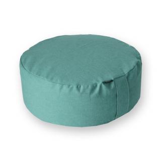GADEO meditační sedák UNI šedo-zelená polštář se špaldovými slupkami + potah