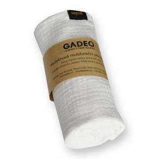 GADEO mušelínová plena UNI bílá 65x65 cm