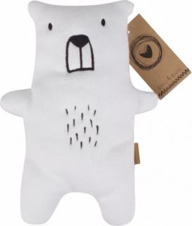 Z&Z Mazlíček, hračka pro miminka  Midi Bear 36 cm, bílý